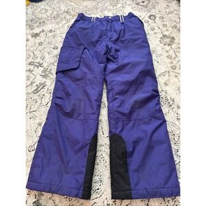 Snow Pants Kids Lands End Purple Size 8 Authentic Excellent Condition